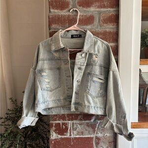 Rhinestone Fringe Jacket